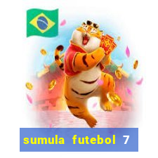 sumula futebol 7 society excel